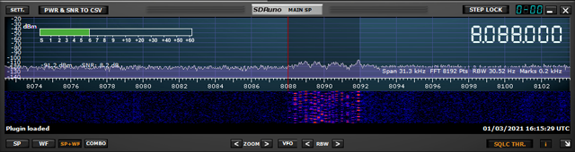 UNID Data station; 2021-03-01 16:15Z, 8090 kHz